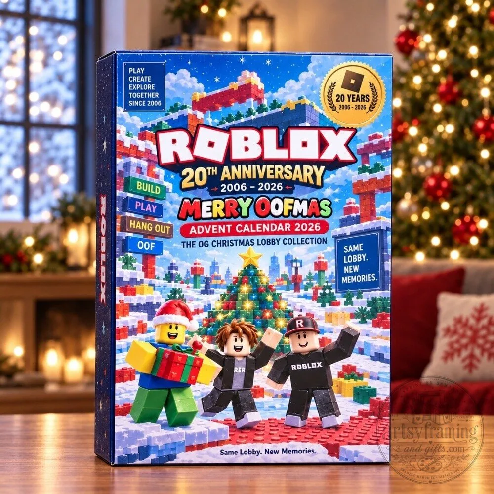 Roblox 20th Anniversary Advent Calendar 2026 - Merry Oofmas OG Christmas Lobby Gaming Figures Gift Box 5 J Hope BTS BANGTAN Jiyong Kim Celebration of Flagship Store Opening 20th of AprilHat