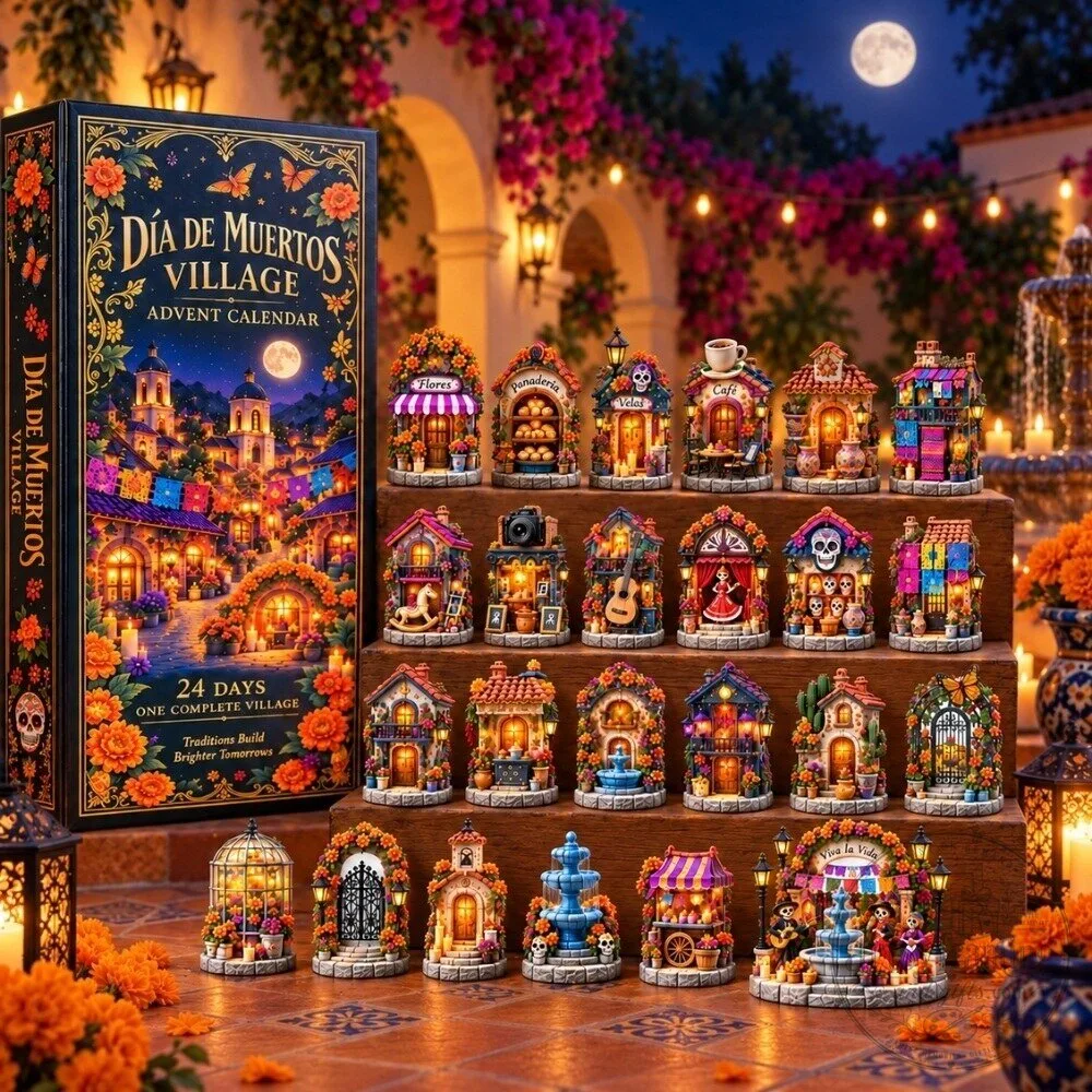 Dia de Muertos Village Advent Calendar 2026