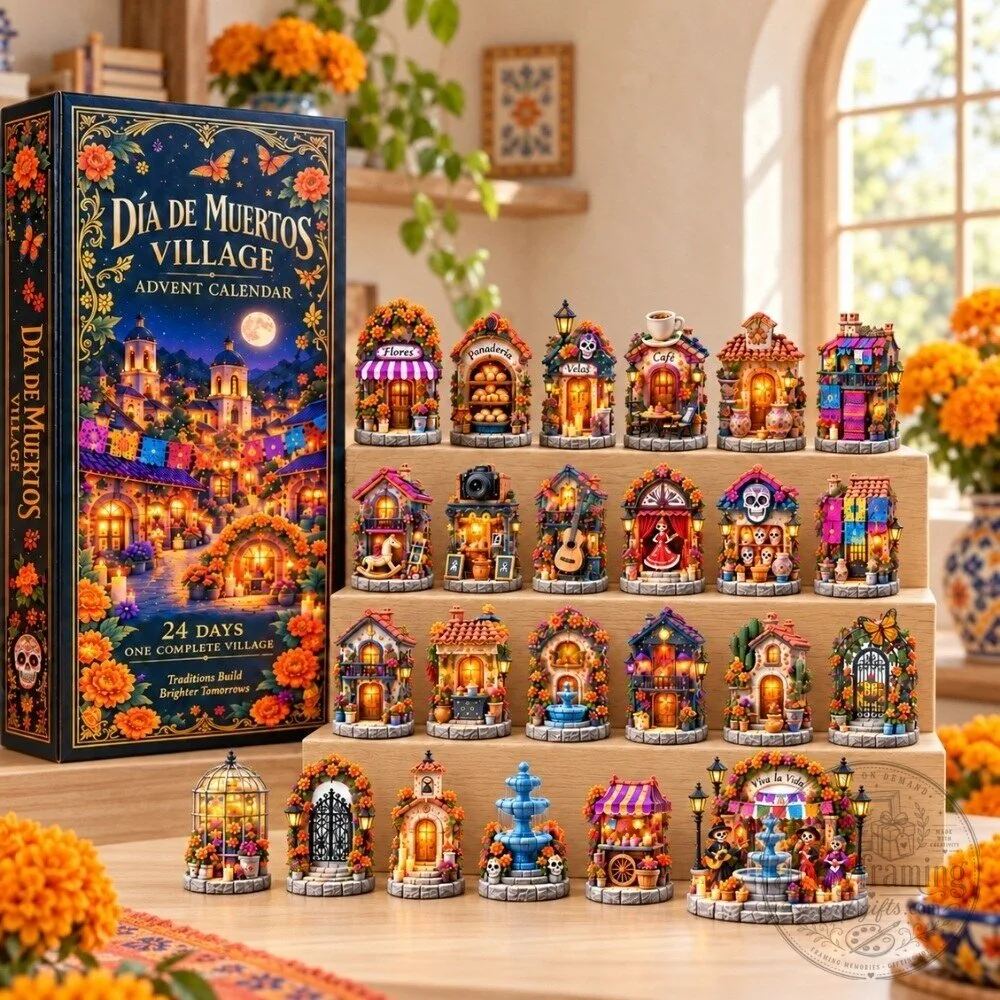 Dia de Muertos Village Advent Calendar 2026 4 Dia de Muertos Village Advent Calendar 2026